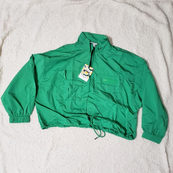 DVF for Target Women's Nylon Packable Long Sleeve Half Zip Jacket - Picture 6 of 11